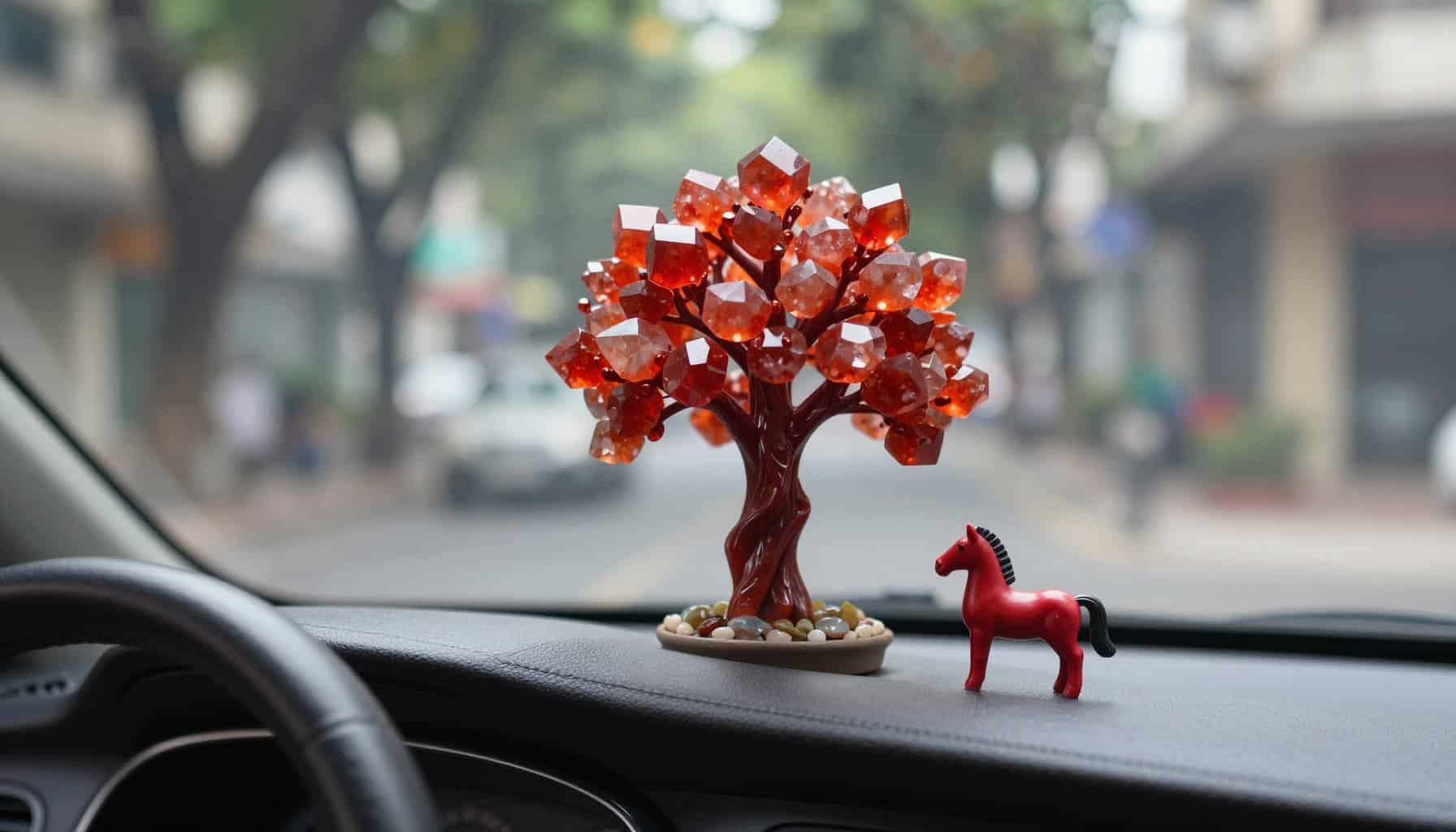 Móc khóa ô tô phong thủy hợp mệnh Hỏa cho chìa khóa xe hơi