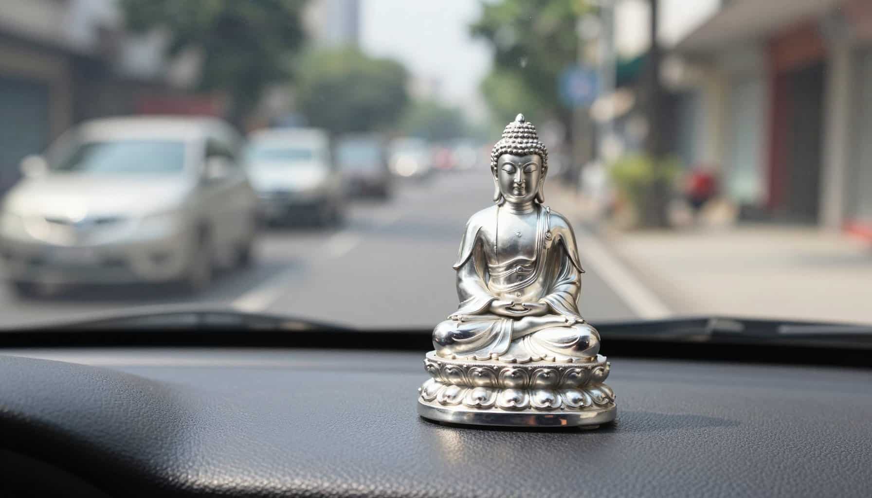 Phong thủy tượng phật ô tô và cách đặt chuẩn cho mệnh Kim