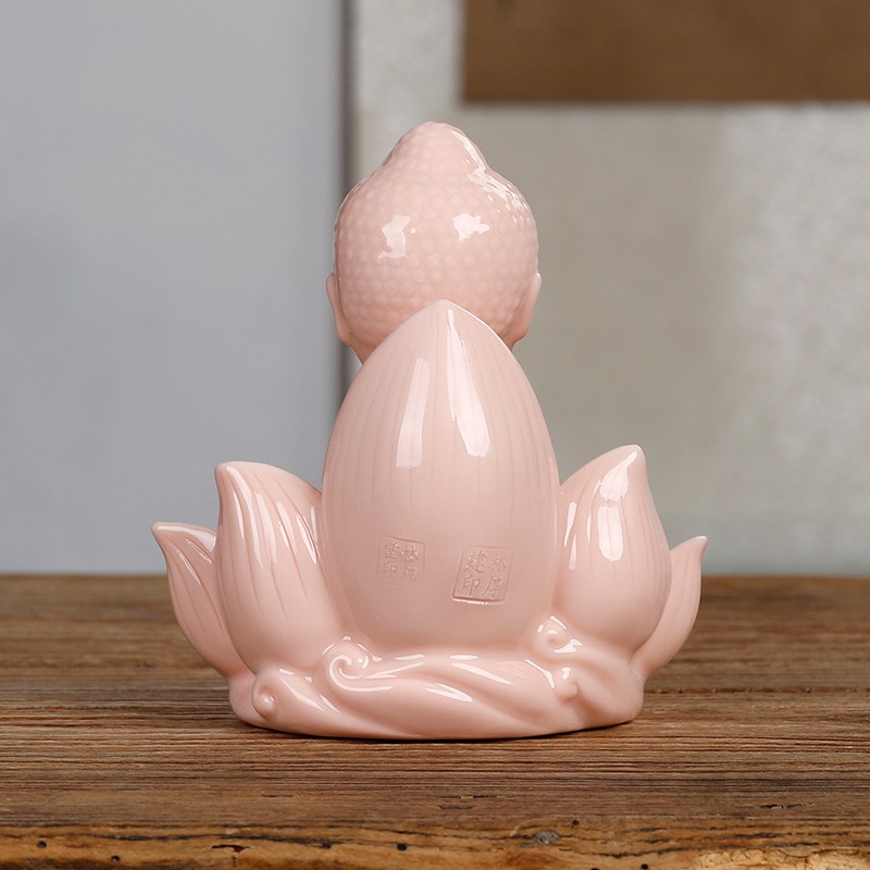 tuong-phat-nhu-lai-toa-dai-sen-de-oto-bang-gom-su