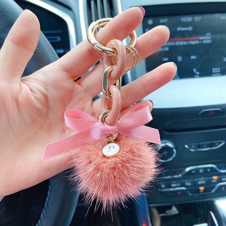 Móc khóa cục bông xinh xắn