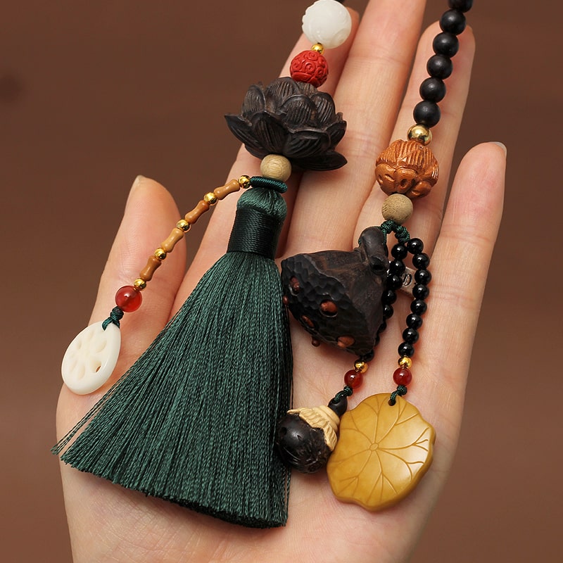 Khánh Sen Gỗ Mun Phúc An