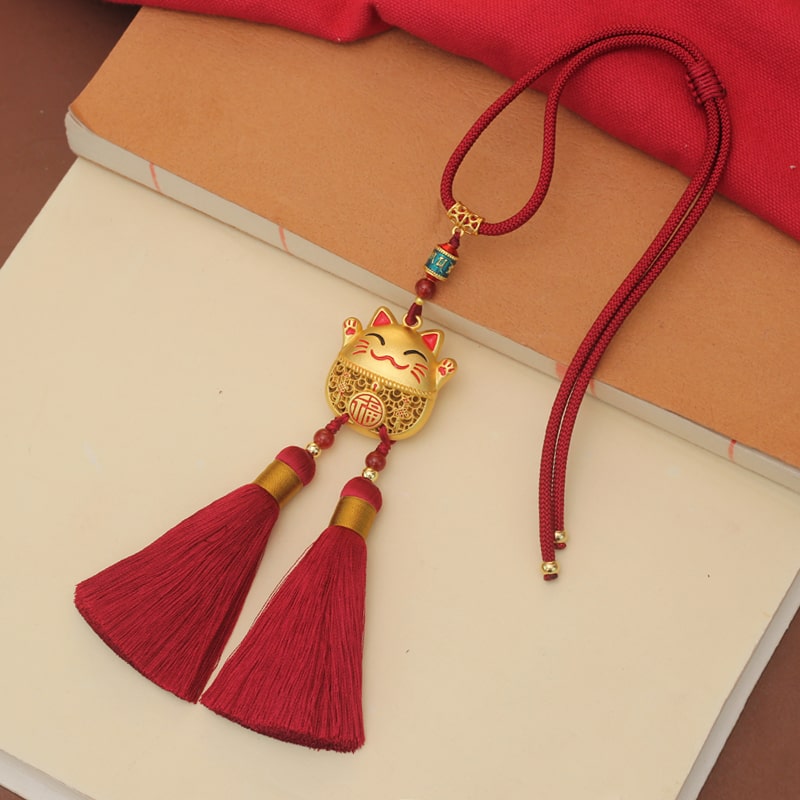 Khánh Treo Ô Tô Mèo Chiêu Phúc