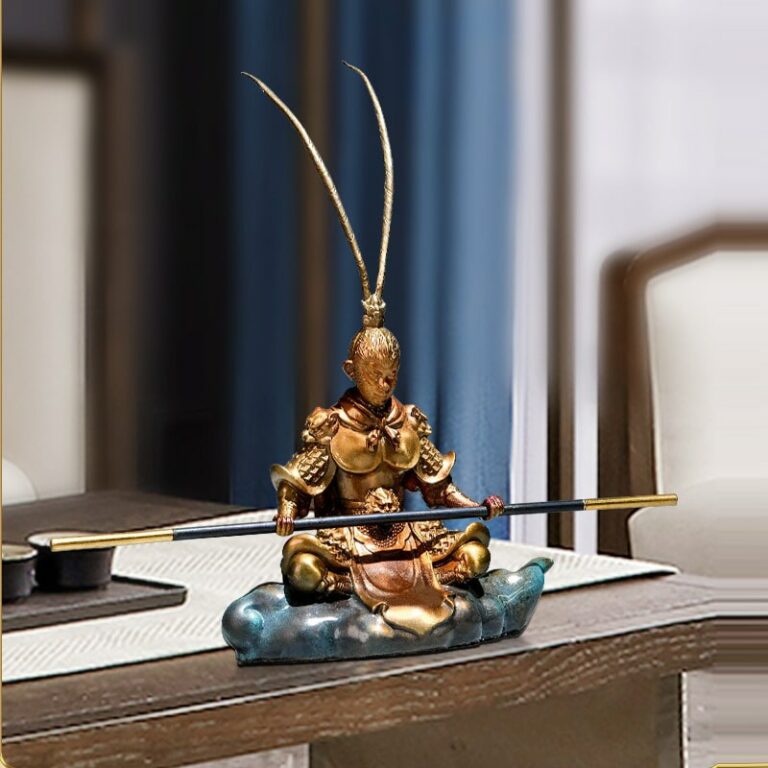 Tượng Tôn Ngộ Không Thiền Định Để Taplo