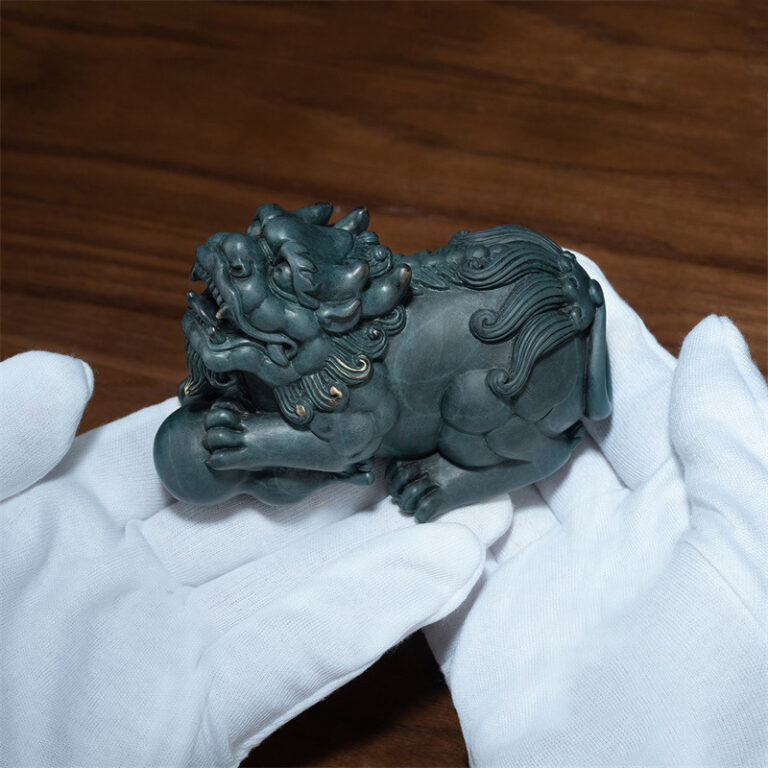 Tượng Tỳ Hưu Ngọc Long Tọa Bảo