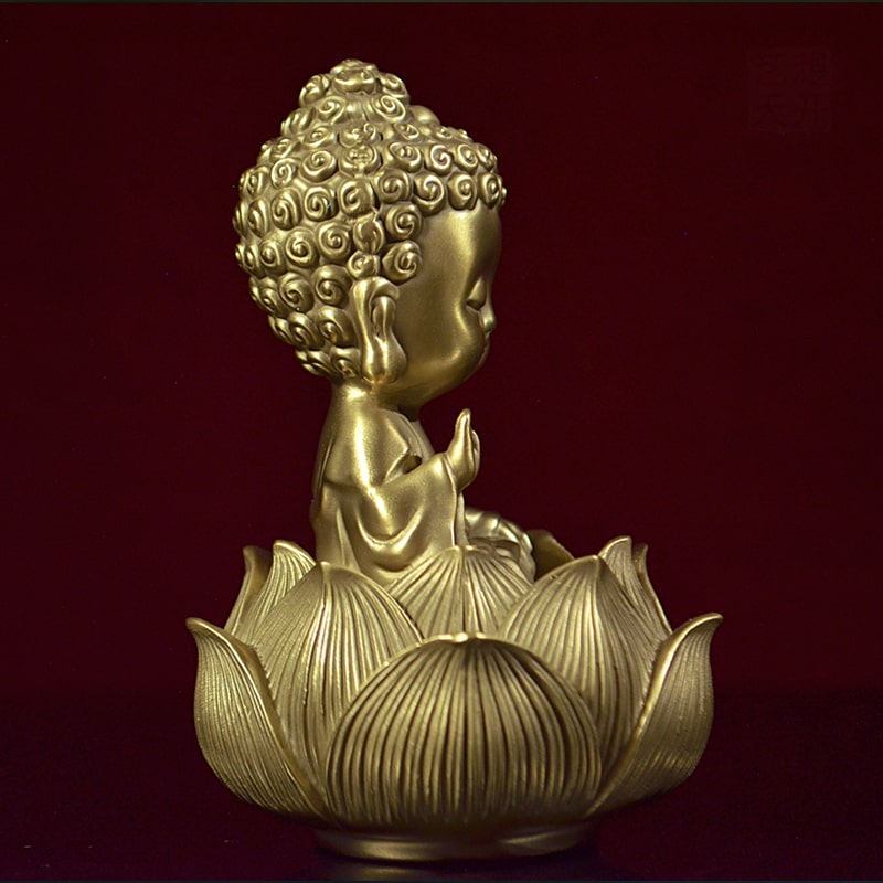 Phật Sen Vàng Bình An Taplo