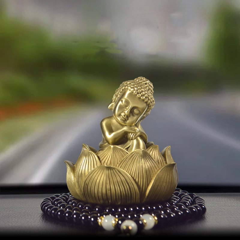 Tượng Phật An Nhiên Hoa Sen Taplo