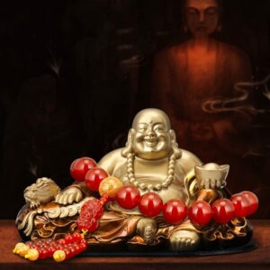 Tượng Phật Cười Sung Túc Để Taplo Ô Tô