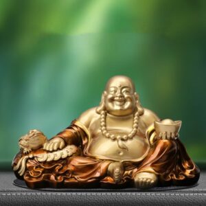 Tượng Phật Cười Sung Túc Để Taplo Ô Tô