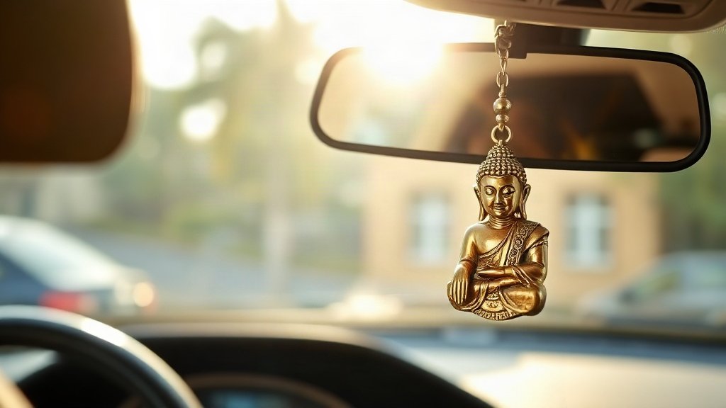 đồ trang trí ô tô mệnh Kim hợp phong thủy cho nội thất xe