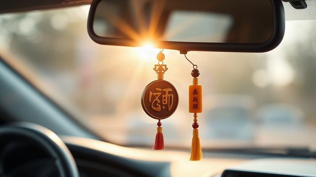 Đồ trang trí ô tô mệnh Thổ vàng nâu chuẩn phong thủy