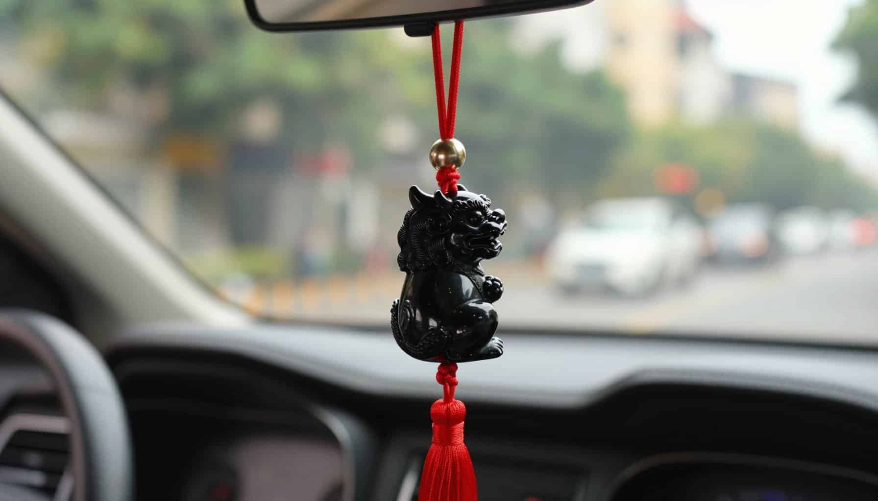 Móc khóa ô tô tỳ hưu phong thủy treo xe hút tài lộc