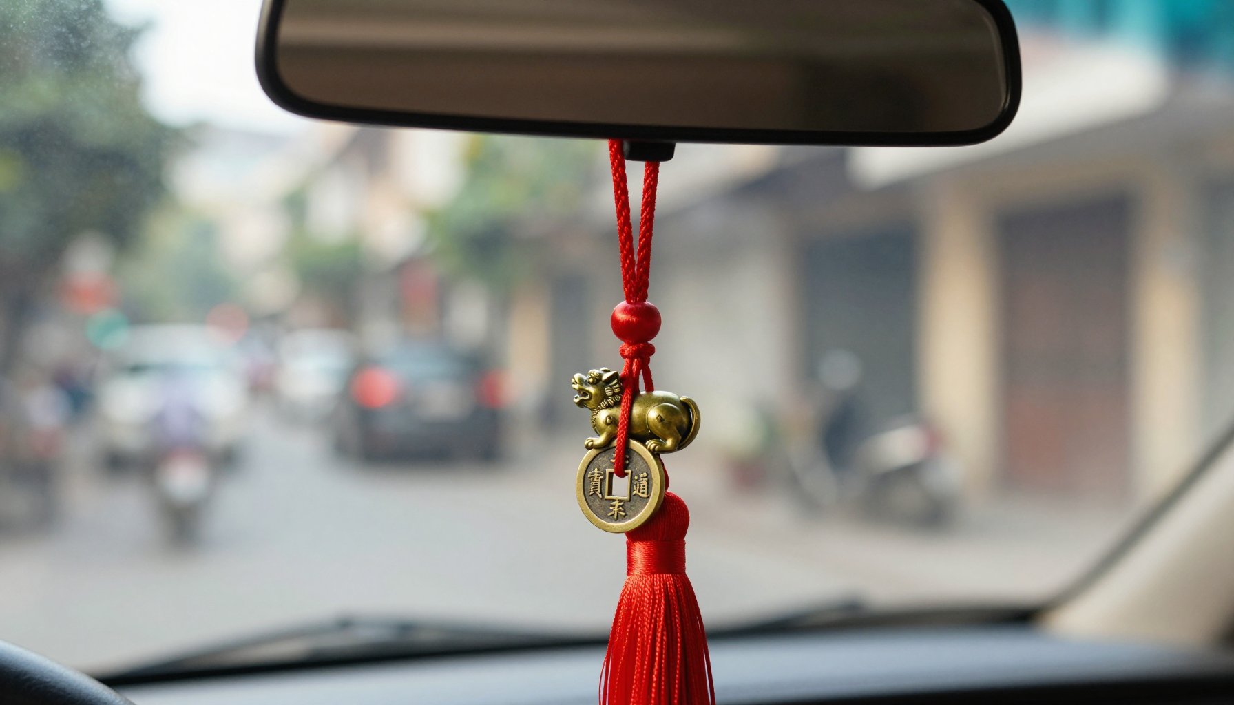 tượng tỳ hưu ngậm tiền ô tô phong thủy chiêu tài cho xe kinh doanh