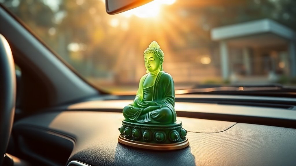 mẫu tượng phong thủy ô tô kinh doanh bày taplo