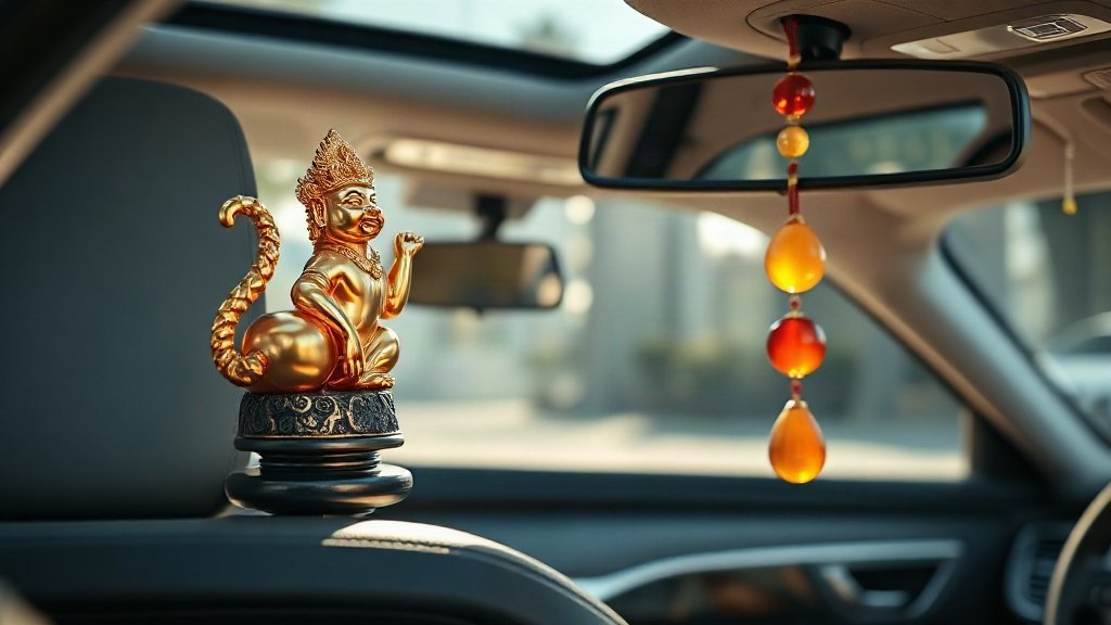 Đồ trang trí ô tô phong thủy — ảnh đại diện bài viết dotrangtrioto.com