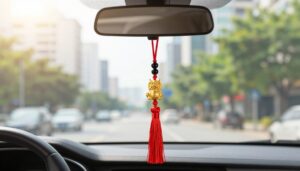 Móc khóa ô tô phong thủy — ảnh đại diện bài viết dotrangtrioto.com